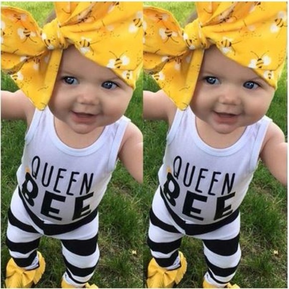 bee outfit baby girl